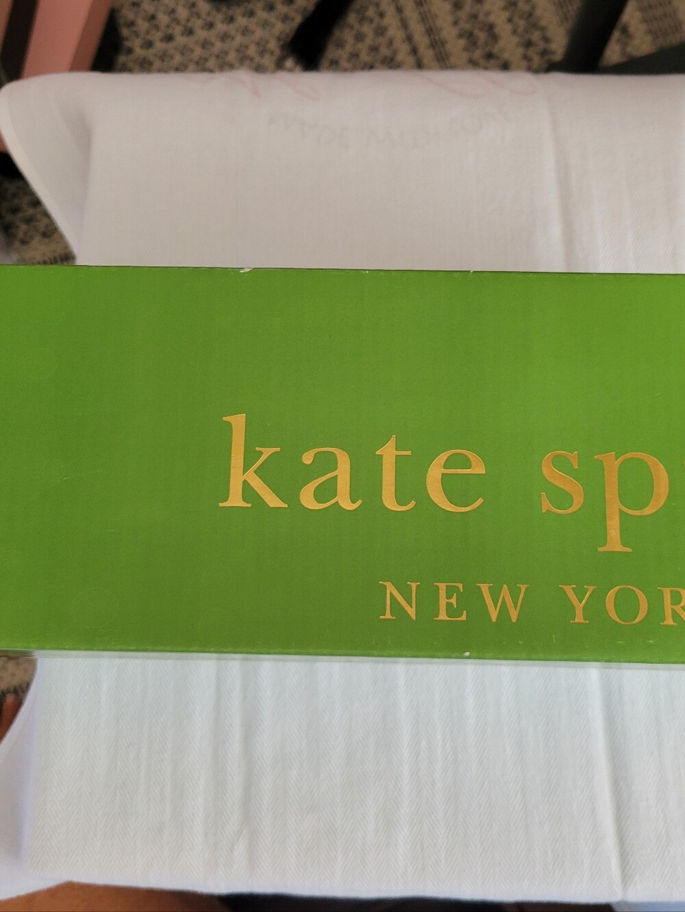 Kate Spade New York Green Shoe/Accessory Box